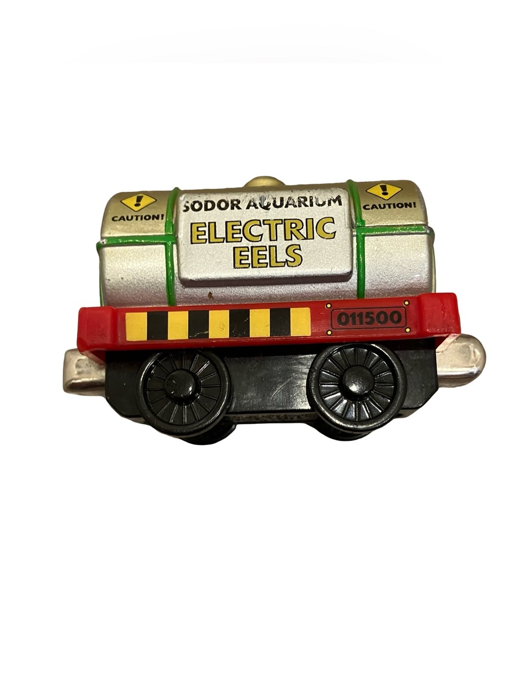 Thomas the Train Friends Sodor Aquarium Electric Eels Metal Diecast Tanker 2004